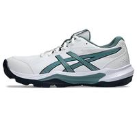 Asics Gel-Peake 3 Men's Hockey Shoes | UK 8.5 in White/Foggy Teal