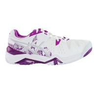 Asics Gel-Resolution 6 Womens White Tennis Trainers
