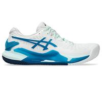 ASICS GEL-RESOLUTION 9 CLAY White/Teal Blue 7.5
