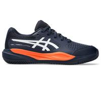 ASICS Gel-Resolution X GS Clay Sneaker, Midnight/White, 2 UK