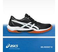 ASICS Gel-Rocket 12 Sneaker Black White