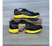 Asics Gel Sonoma 7 Running Trainers Shoes UK 11.5 New Black Yellow Mens Boxed
