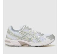 ASICS GEL Women's 1130 Trainers in White & Grey, Logo Detail, Mesh, Size: 8 UK 8 (EU 42½)