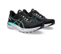 ASICS Men's GT-1000 13 Sneaker, Black/Wave Teal, 10 UK