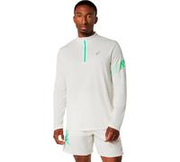 ASICS Icon 1/2 Zip Running shirt Men-beige, green, Size S
