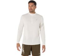 ASICS Icon 1/2 Zip Running Shirt Men - Beige, Size L