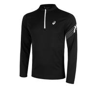 ASICS Icon 1/2 Zip Running Shirt Men - Black, Size XL