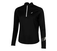 ASICS Icon 1/2 Zip Running Shirt Women - Black, Size XS