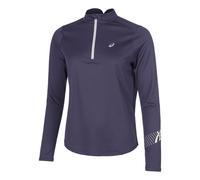 ASICS Icon 1/2 Zip Running Shirt Women - Dark Blue, Size M