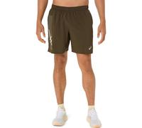 ASICS Icon 7in Short Running Shorts Men - Brown, Size S
