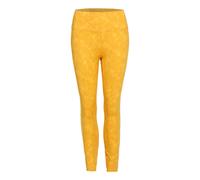 ASICS Jacquard Running Tights Women - Yellow, Size XL