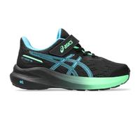 ASICS Kids GT-1000 13 Preschool Running Shoes, Black Digital Aqua, 2.5 Little Kid