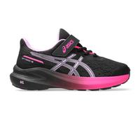 ASICS Kids GT-1000 13 Preschool Running Shoes, Black Lavender Glow, 2.5 Little Kid