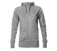 Asics Knit Womens Grey Track Jacket Cotton - Size X-Small