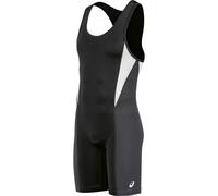 ASICS Legit Wrestling Singlet, Black/Steel Grey, X-Large