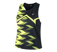 ASICS Light Graphic Tank Top Women - Dark Blue, Neon Yellow, Size XL