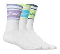 ASICS Logo Crew Sock 3-Pack 35-38 I White Women
