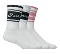 ASICS Logo Crew Sock 3-Pack 35-38 I White Women