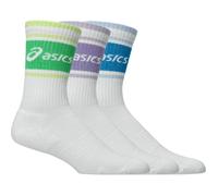 ASICS Logo Crew Sock 3-Pack 35-38 I White Women