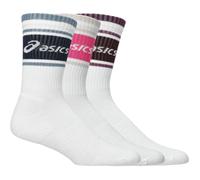 ASICS Logo Crew Sock 3-Pack 35-38 I White Women