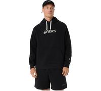 ASICS Logo Fleece Pullover Hoodie XXL Black Men