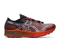 ASICS Men's FUJISPEED Running Shoes, Black/Cherry Tomato, 8 UK