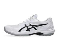 ASICS Men's Game FlyteFoam Tennis Shoes, White/Black, 8 UK