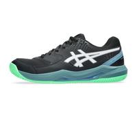 ASICS Mens Gel-Dedicate 8 Padel Sneaker, Black Vital Green, 6.5 UK
