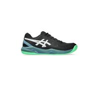 ASICS Mens Gel-Dedicate 8 Padel Sneaker, Black Vital Green, 8 UK