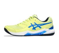 ASICS Men's Gel-Dedicate 8 Padel Sneaker, Glow Yellow/Illusion Blue, 9 UK