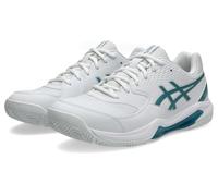 ASICS Mens Gel-Dedicate 8 Padel Sneaker, White Misty Pine, 6.5 UK