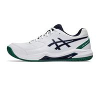 Asics Men's Gel-Dedicate 8 Tennis Shoes, White/Midnight, 11 UK