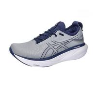 Asics Men's Gel-Nimbus 25 Sneaker, Sheet Rock/Indigo Blue, 8 UK