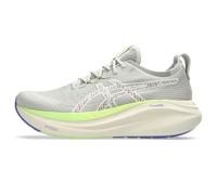 ASICS Men's Gel-Nimbus 27 Running Shoe, Nature Bathing/Lime Green, 10.5 UK