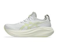 ASICS Men's Gel-Nimbus 27 Running Shoe, White/Huddle Yellow, 9 UK