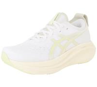 ASICS Men's Gel-Nimbus 27 Sneaker, White/Huddle Yellow, 6.5 UK