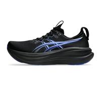ASICS Men's Gel-Nimbus 28 Running Shoes, Black/Neon Blue, 14