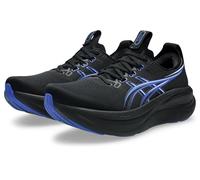 ASICS Men's Gel-Nimbus 28 Running Shoes, Black/Neon Blue, 7