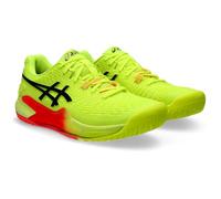 ASICS Men's Gel-Resolution 9 Sneaker, Safety Yellow/Black, 7.5 UK
