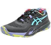 ASICS Men's Gel-Resolution X Padel L.E. Sneaker, Black/Energy Aqua, 6 UK