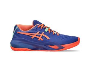 ASICS Mens Gel-Resolution X Padel Sneaker, Dark Cobalt Vivid Coral, 6.5 UK