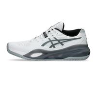 ASICS Men's Gel-Resolution X Padel Tennis Shoes, White/Steel Grey, 7.5