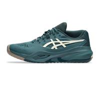 ASICS Men's Gel-Resolution X Tennis Shoes, Saxon Green/Birch, 14 UK