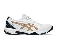 ASICS Men's Gel-Rocket 11 Volleyball Shoes, 11, White/Pure Gold