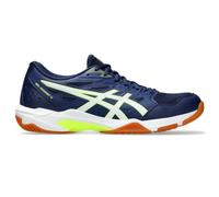 ASICS Men's Gel-Rocket 11 Volleyball Shoes, Blue Expanse/Safety Yellow, 10 UK