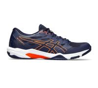 ASICS Men's Gel-Rocket 11 Volleyball Shoes, Peacoat/Shocking Orange, 11 Wide