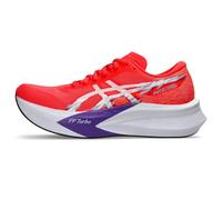 ASICS Men's Magic Speed 4 Sneaker, Flash Red/White, 10.5 UK