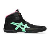 ASICS Men's Matflex 7 Wrestling Shoes, Black/New Leaf, 8.5 UK