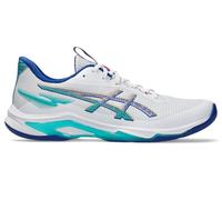 ASICS Men's Netburner Ballistic FF 4 Sneaker, White Blue, 6 UK