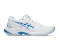 ASICS Men's Netburner Ballistic FlyteFoam 3 Volleyball Shoe, White/Blue Coast, 5.5 UK